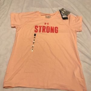 Girls Strong Under Armour Shirt Size XL